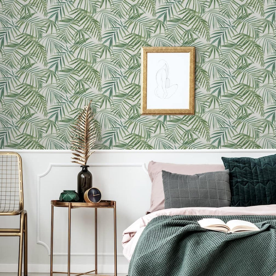 - Arthouse Palm Leaves Green Wallpaper - 923909 - Decor Warehouse