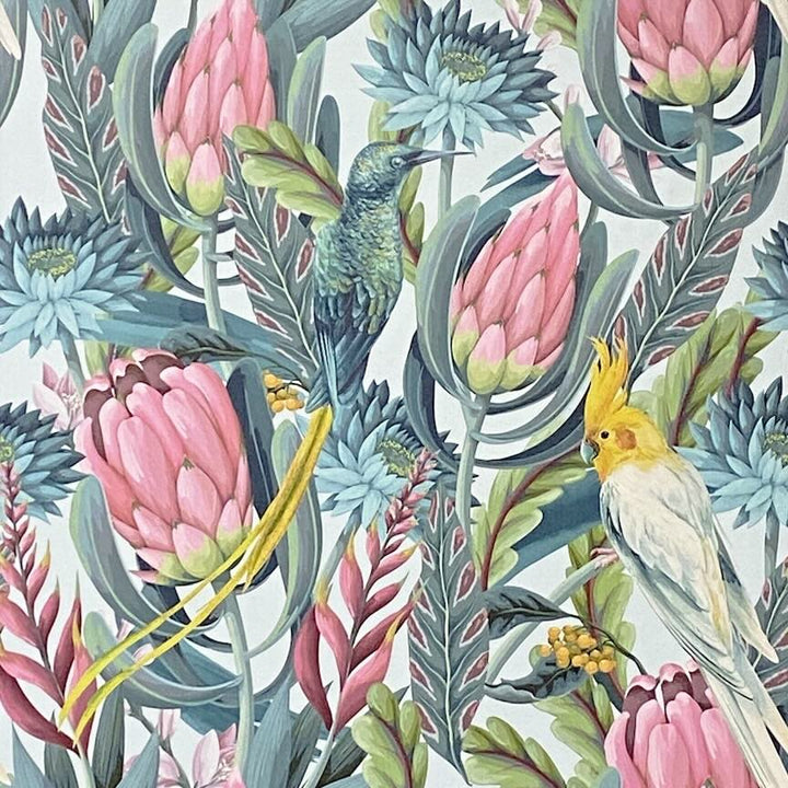 - Arthouse Rainforest Escape Green Pink Wallpaper - 297905 - Decor Warehouse