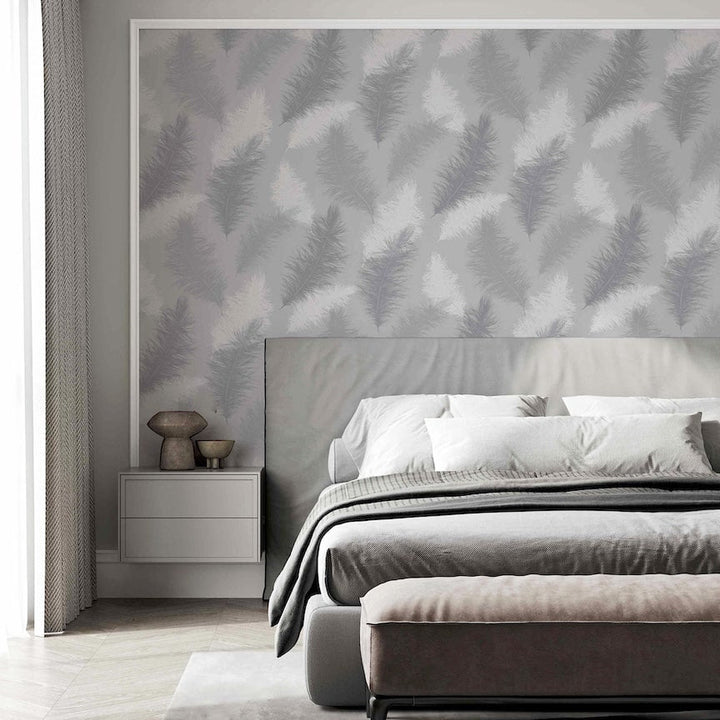 - Arthouse Sussurro Grey Wallpaper - 901705 - Decor Warehouse
