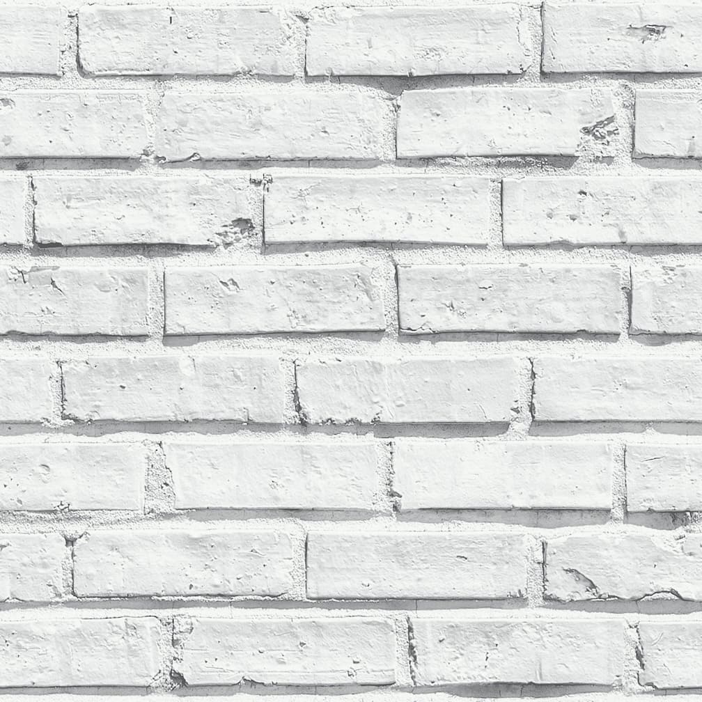 Arthouse White Brick Wallpaper - 623004