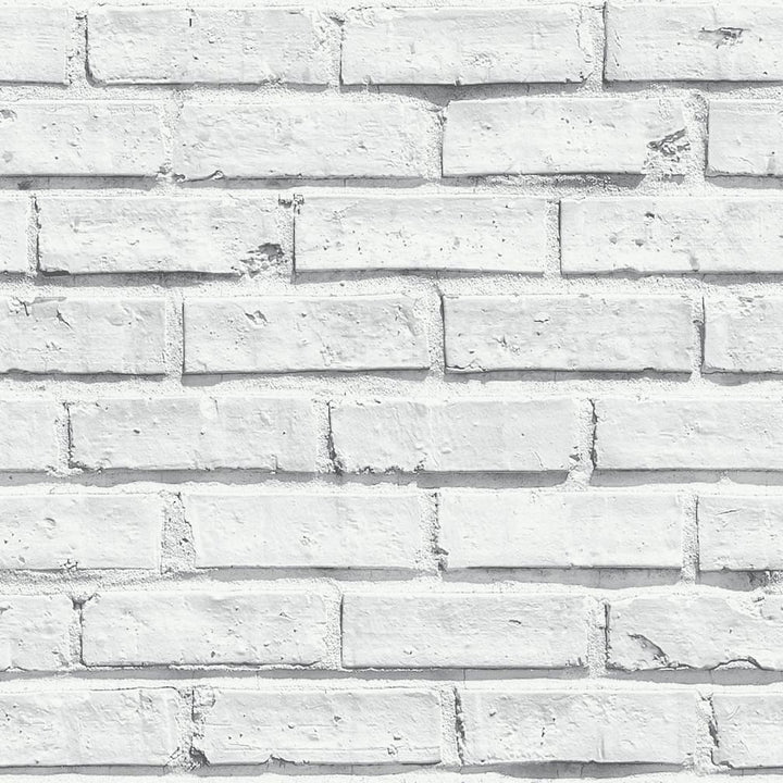 Arthouse White Brick Wallpaper - 623004
