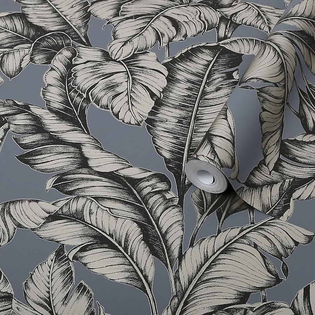 Boutique Sappor petrol gold effect wallpaper - 108256