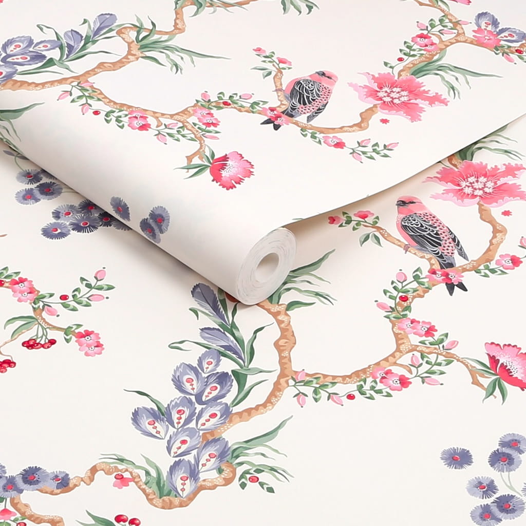 - Cath Kidston Birds & Berries Spring Wallpaper - 131429 - Decor Warehouse