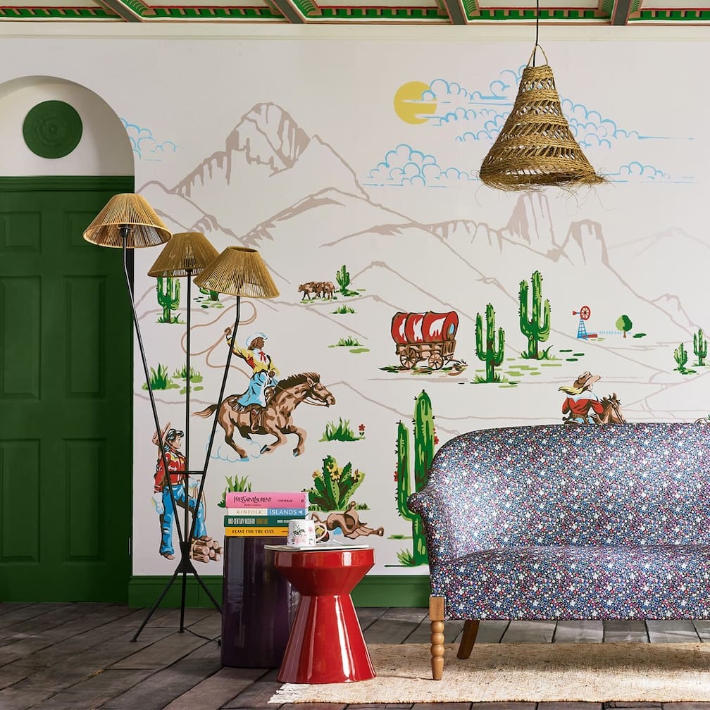 Cath Kidston Cowgirls Multi Wall Mural - 127718M