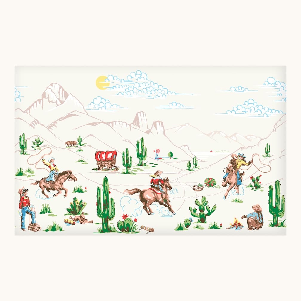 Cath Kidston Cowgirls Multi Wall Mural - 127718M
