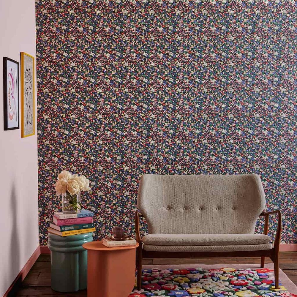 - Cath Kidston Harmony Ditsy Night Wallpaper - 125505 - Decor Warehouse