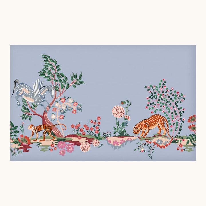 Cath Kidston Painted Kingdom Blue Wall Mural - 127763M