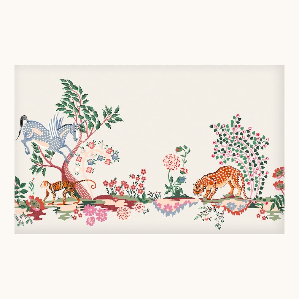 Cath Kidston Painted Kingdom Cream Wall Mural - 127736M