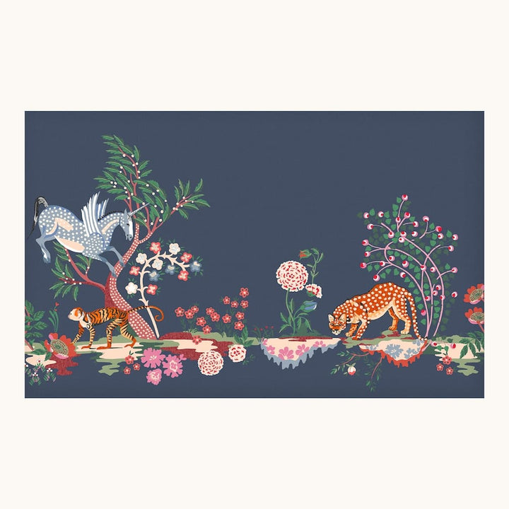 Cath Kidston Painted Kingdom Navy Wall Mural - 127754M