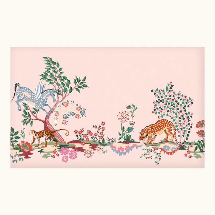 Cath Kidston Painted Kingdom Pink Wall Mural - 127745M