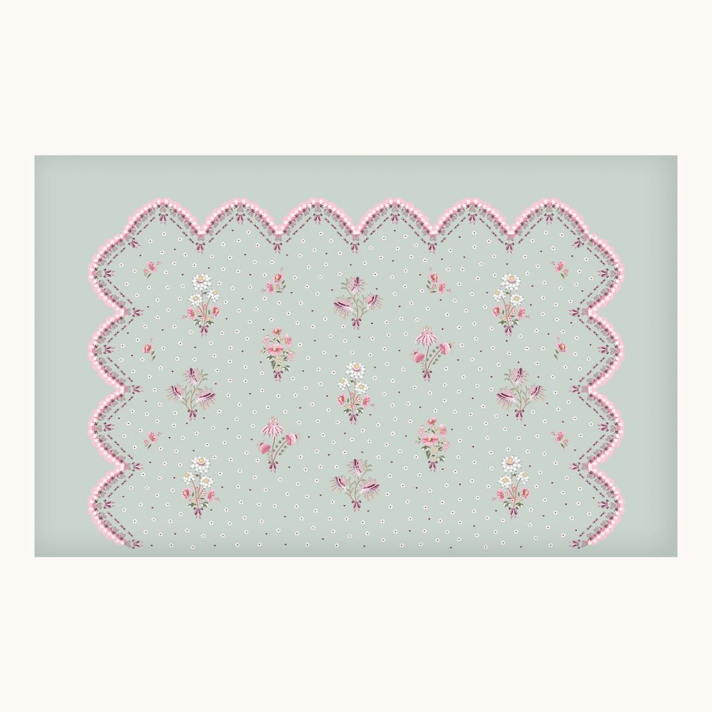 Cath Kidston Stitch In Time Green Wall Mural - 127808M