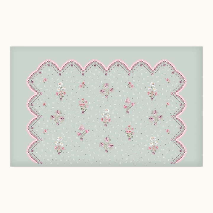 Cath Kidston Stitch In Time Green Wall Mural - 127808M