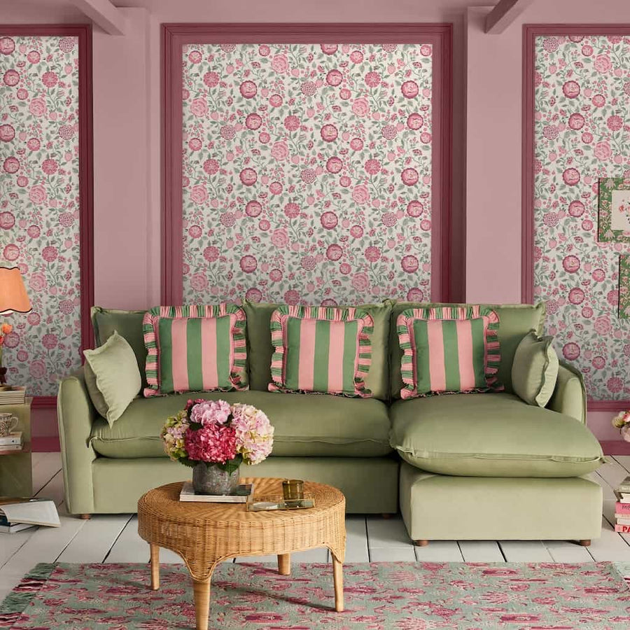 - Cath Kidston Strawberry Garden Spring Wallpaper - 125499 - Decor Warehouse
