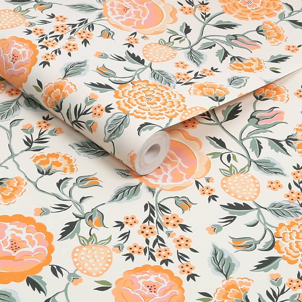 - Cath Kidston Strawberry Garden Yellow Wallpaper - 131421 - Decor Warehouse