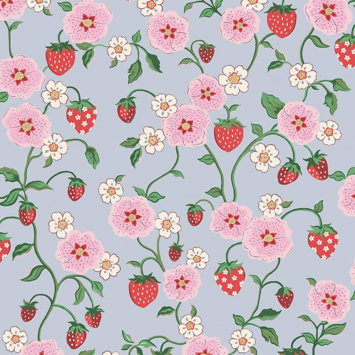 - Cath Kidston Strawberry Summer Wallpaper - 125532 - Decor Warehouse