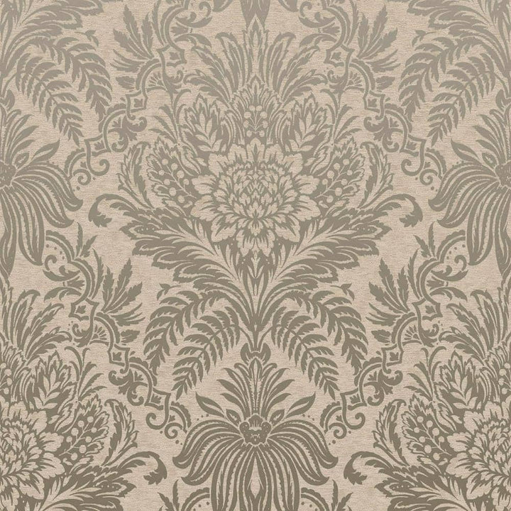 - Crown Signature Beige Damask Wallpaper - M1066 - Decor Warehouse
