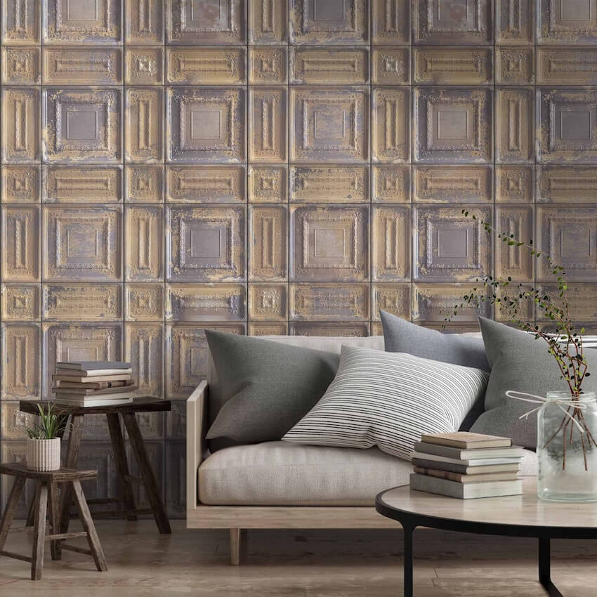 - Delancey Tobacco Wallpaper - WM - 044 - Decor Warehouse