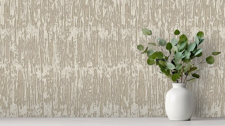 - Design ID Natural Slate Anitque Gold Wallpaper - SA524035 - Decor Warehouse