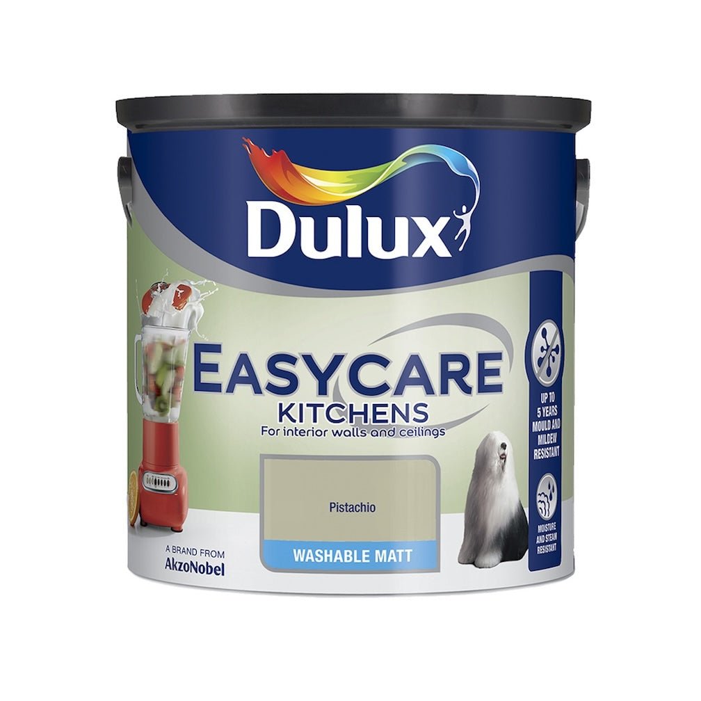 Dulux Easycare Kitchen Pistachio Washable Matt Paint 2.5L - 5010212561805