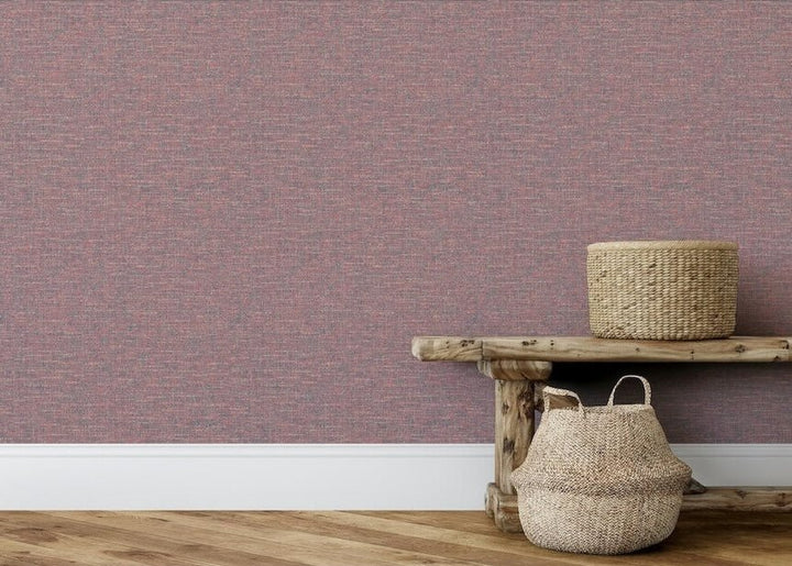 - Esselle Artisan Weave Mulberry Wallpaper - 100002EH - Decor Warehouse