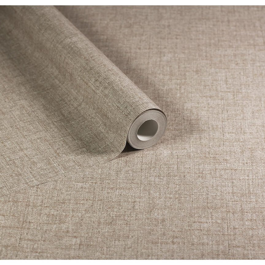 - Esselle Artisan Weave Warm Natural Wallpaper - 100009EH - Decor Warehouse