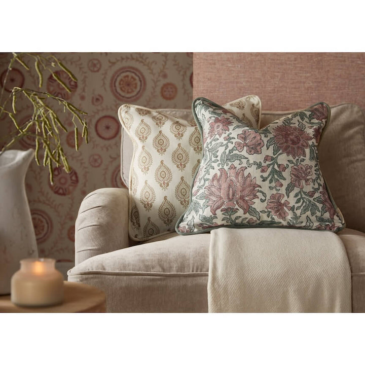 - Esselle Artisan Weave Warm Spice Wallpaper - 100010EH - Decor Warehouse