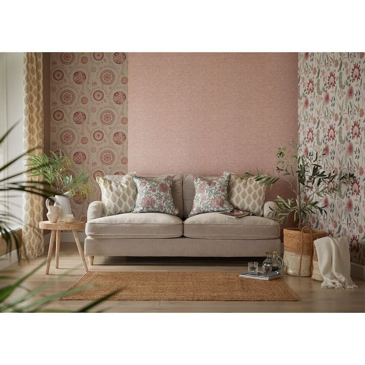 - Esselle Artisan Weave Warm Spice Wallpaper - 100010EH - Decor Warehouse