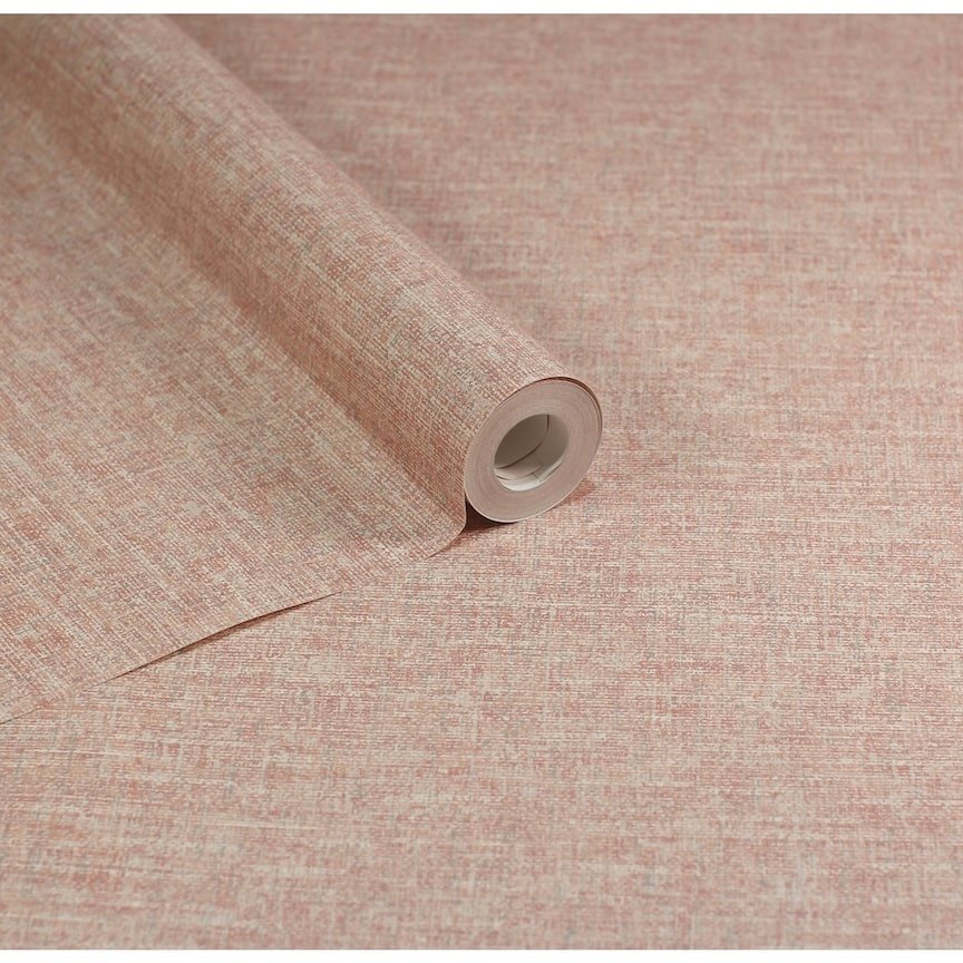 - Esselle Artisan Weave Warm Spice Wallpaper - 100010EH - Decor Warehouse