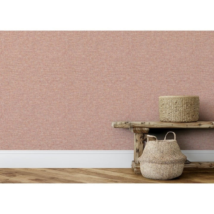 - Esselle Artisan Weave Warm Spice Wallpaper - 100010EH - Decor Warehouse