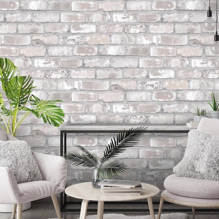 - Exposed Brick Effect Wallpaper - WM - 016 - Decor Warehouse