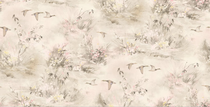 - Ey Up Duck Natural Wallpaper - WM - 382 - 01 - Decor Warehouse