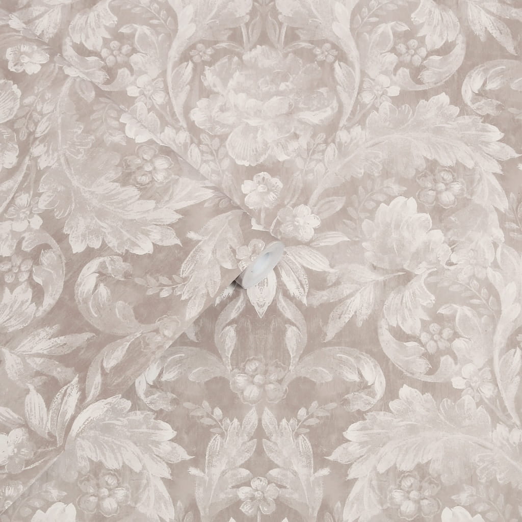 - Laura Ashley Apolline Dove Grey Wallpaper - 119843 - Decor Warehouse