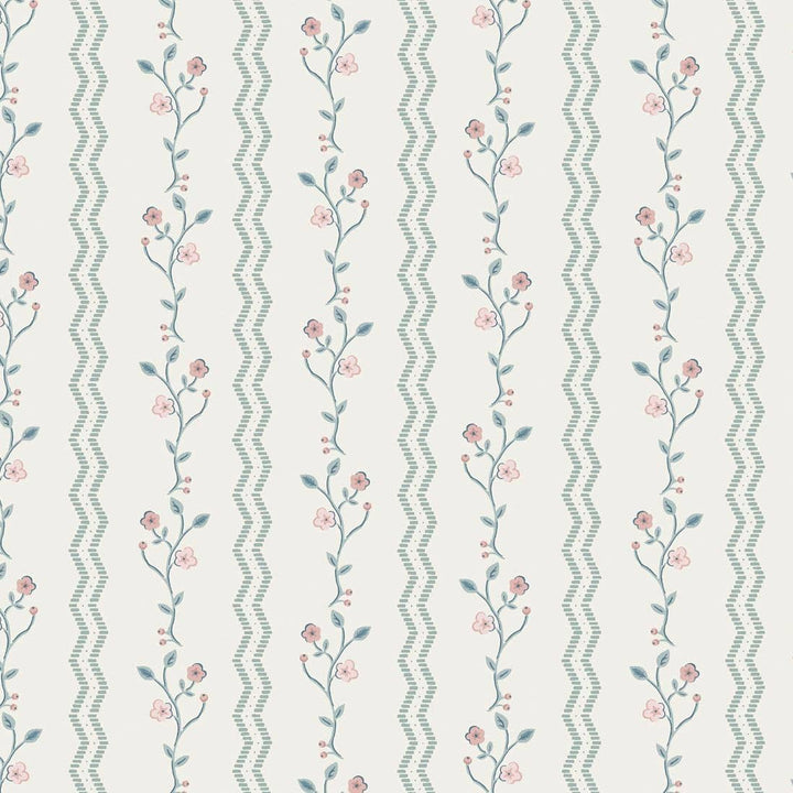 - Laura Ashley Blencow Stripe Duck Egg Wallpaper - 122748 - Decor Warehouse