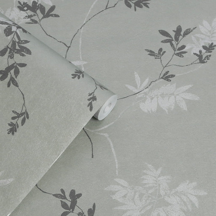 - Laura Ashley Mari Mineral Green Wallpaper - 119840 - Decor Warehouse