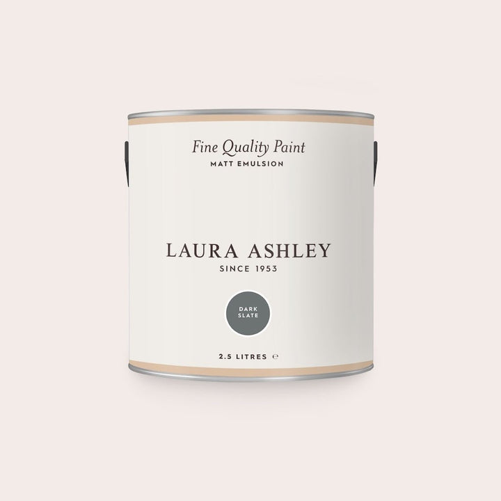 - Laura Ashley Matt Emulsion Paint - Dark Slate - 2.5L - 113685 - Decor Warehouse