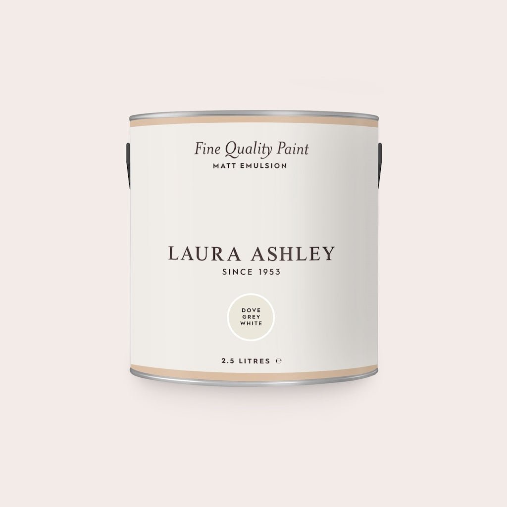 - Laura Ashley Matt Emulsion Paint - Dove Grey White - 2.5L - 113666 - Decor Warehouse