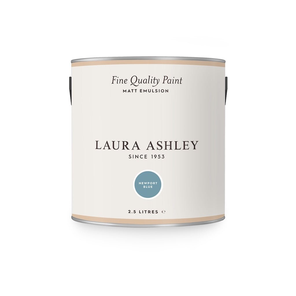 - Laura Ashley Matt Emulsion Paint - Newport Blue - 2.5L - 118203 - Decor Warehouse