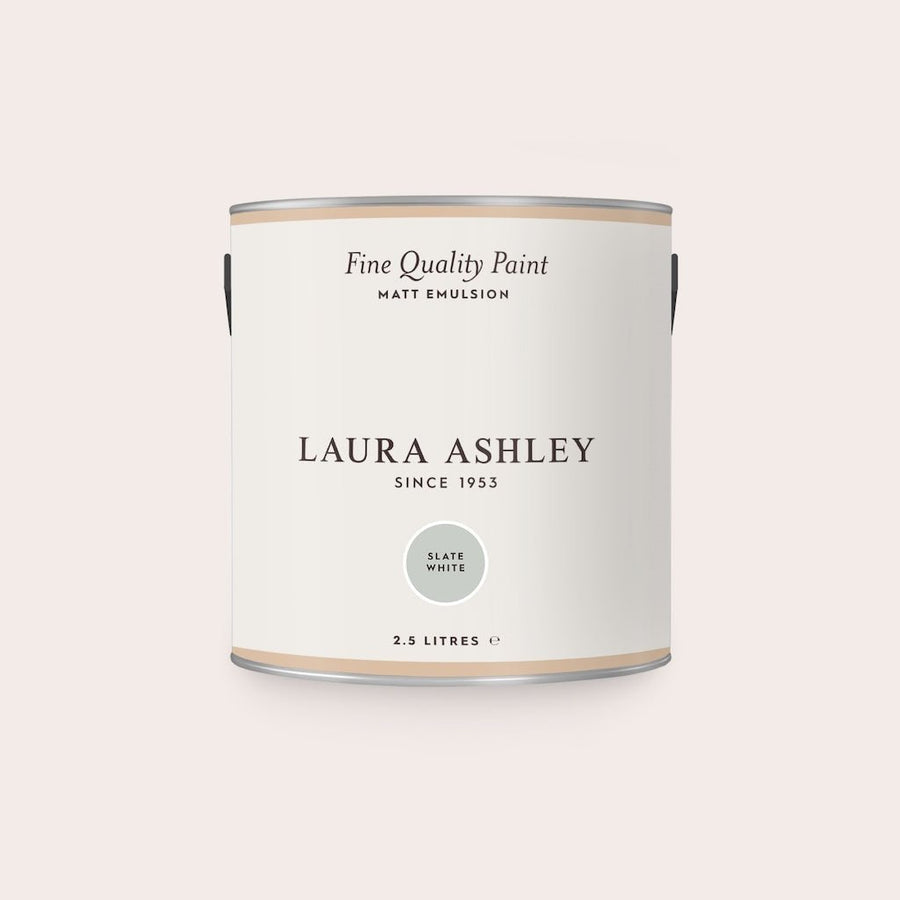 - Laura Ashley Matt Emulsion Paint - Slate White - 2.5L - 113682 - Decor Warehouse