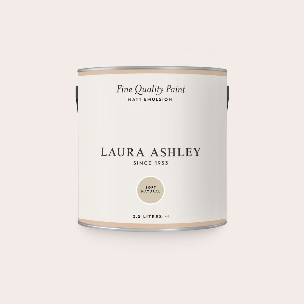 - Laura Ashley Matt Emulsion Paint - Soft Natural - 2.5L - 113660 - Decor Warehouse