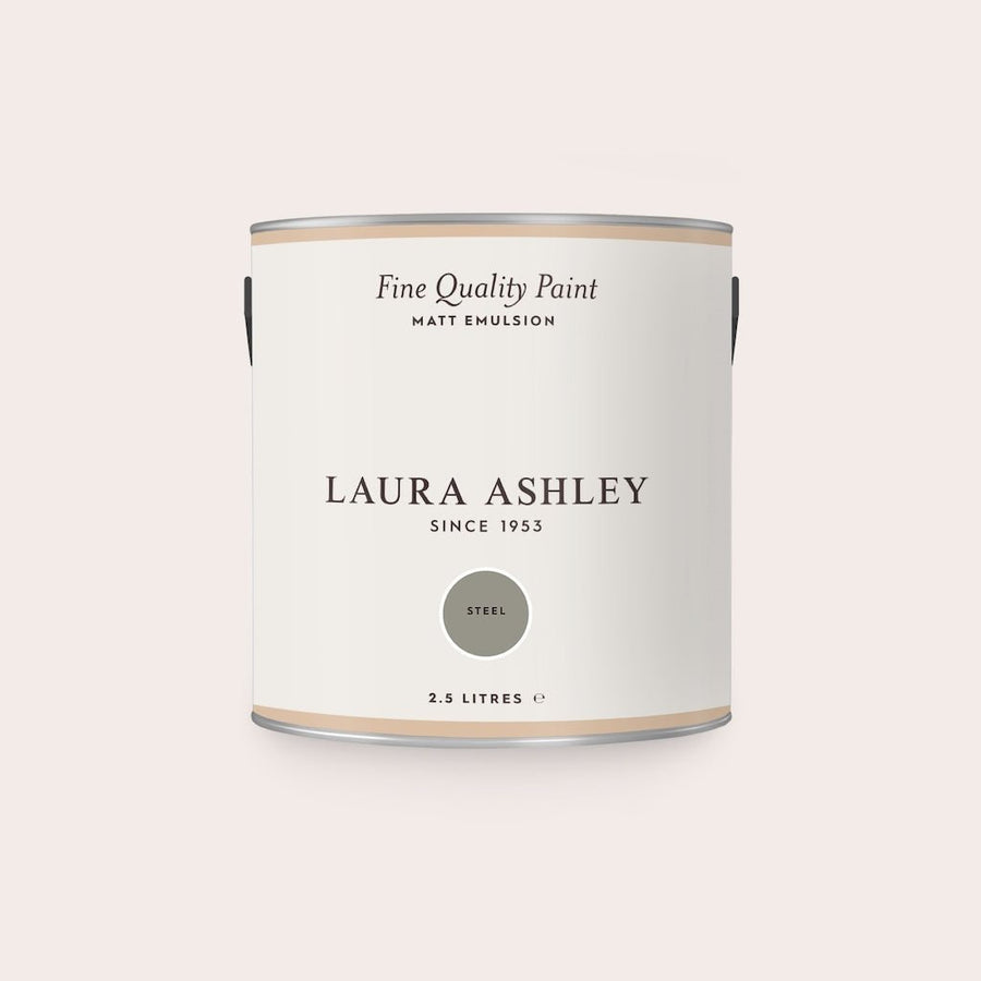 - Laura Ashley Matt Emulsion Paint - Steel - 2.5L - 113672 - Decor Warehouse