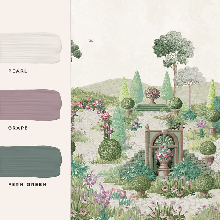 - Laura Ashley Naunton Folly Mural - 122770 - Decor Warehouse