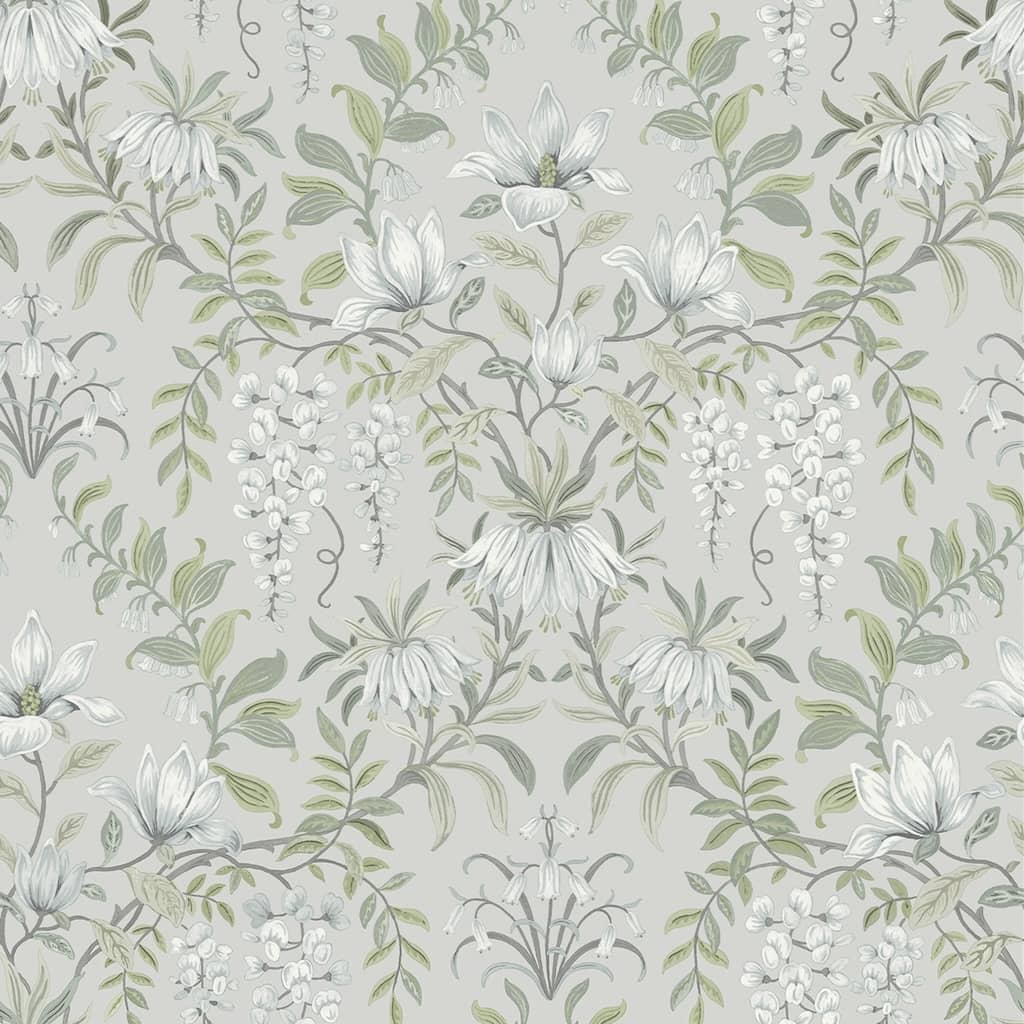 - Laura Ashley Parterre Sage Wallpaper - 113406 - Decor Warehouse