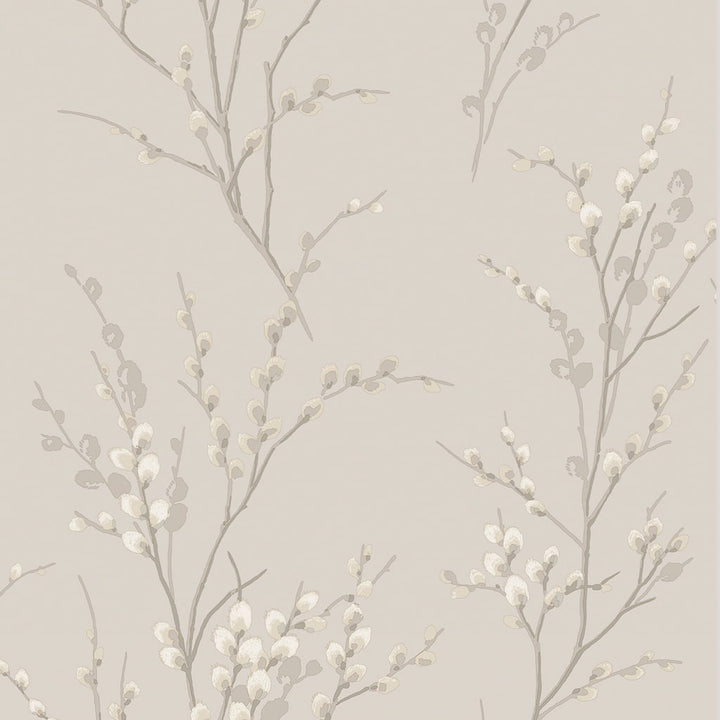 - Laura Ashley Pussy Willow Dove Grey Wallpaper - 113361 - Decor Warehouse