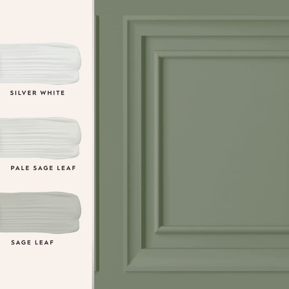 Laura Ashley Redbrook Wood Panel Sage Wallpaper - 114905