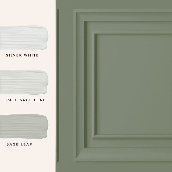 Laura Ashley Redbrook Wood Panel Sage Wallpaper - 114905