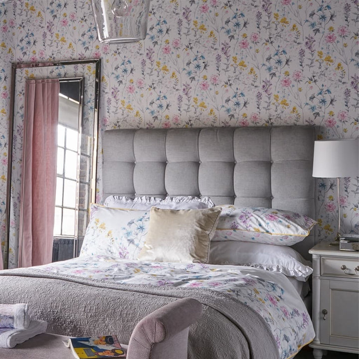 - Laura Ashley Wild Meadow Multi Wallpaper - 113363 - Decor Warehouse