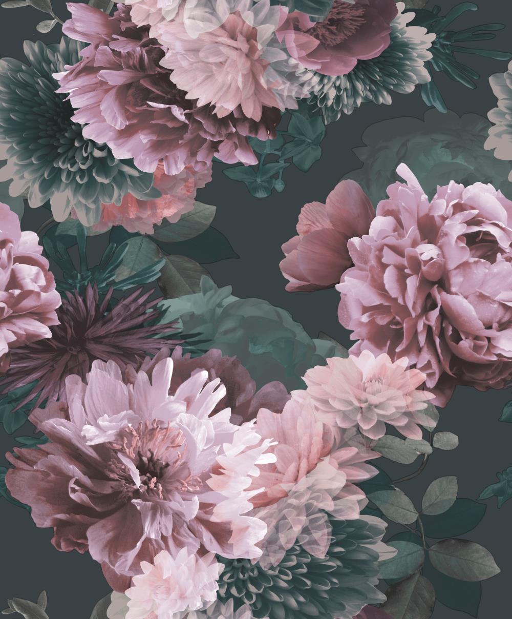 - Lipsy Issey Wallpaper Green & Blush Muriva Wallpaper - 144061 - Decor Warehouse