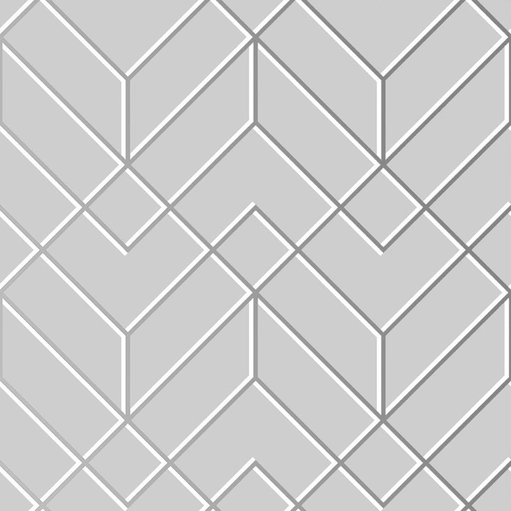 Losanges Filaires Silver Wallpaper - 106155