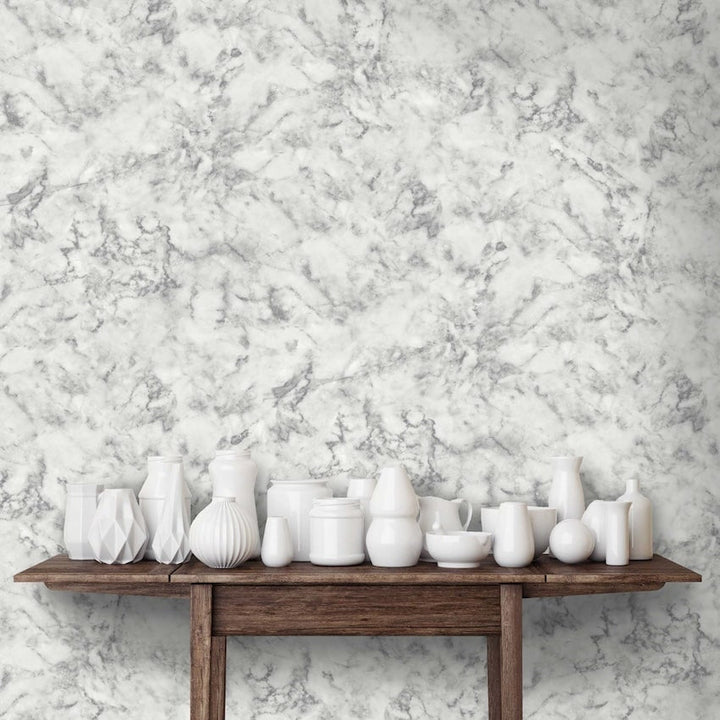 - Marble Grey Wallpaper - WM - 163 - Decor Warehouse