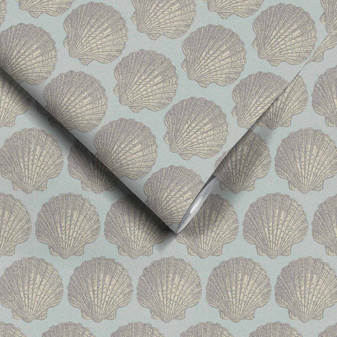 - Michelle Powder Blue Wallpaper by Woodchip & Magnolia - WM - 463 - 05R - Decor Warehouse